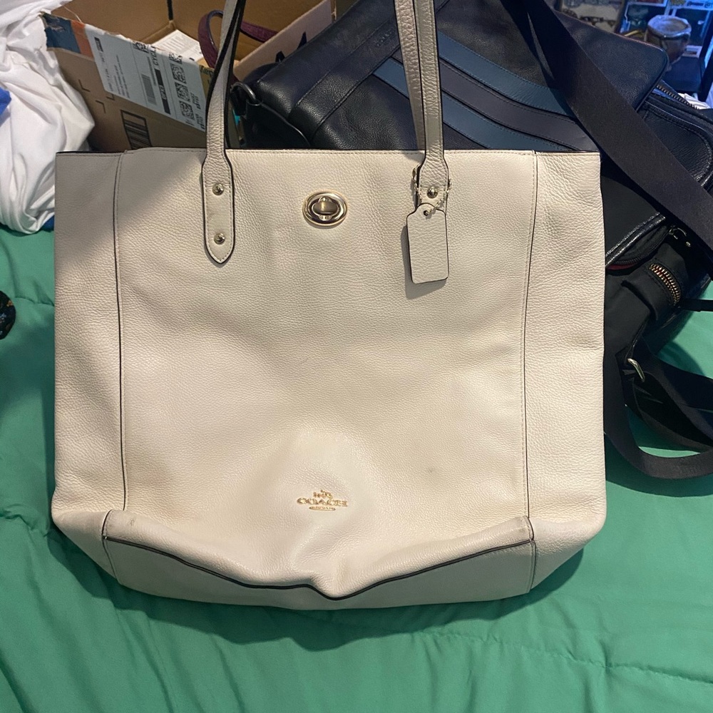 White Coach Tote